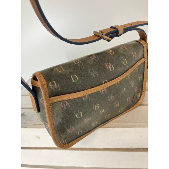 DOONEY & BOURKE MINI VINTAGE COATED CANVAS SHOULDERBAG ASIS - Picture 7 of 16
